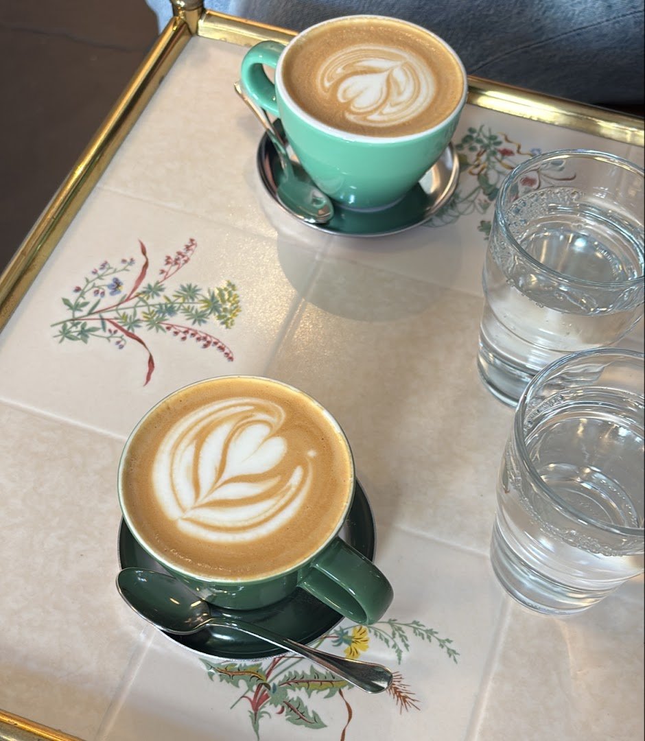 Coffee at small batch, specialty coffee shop in Vienna