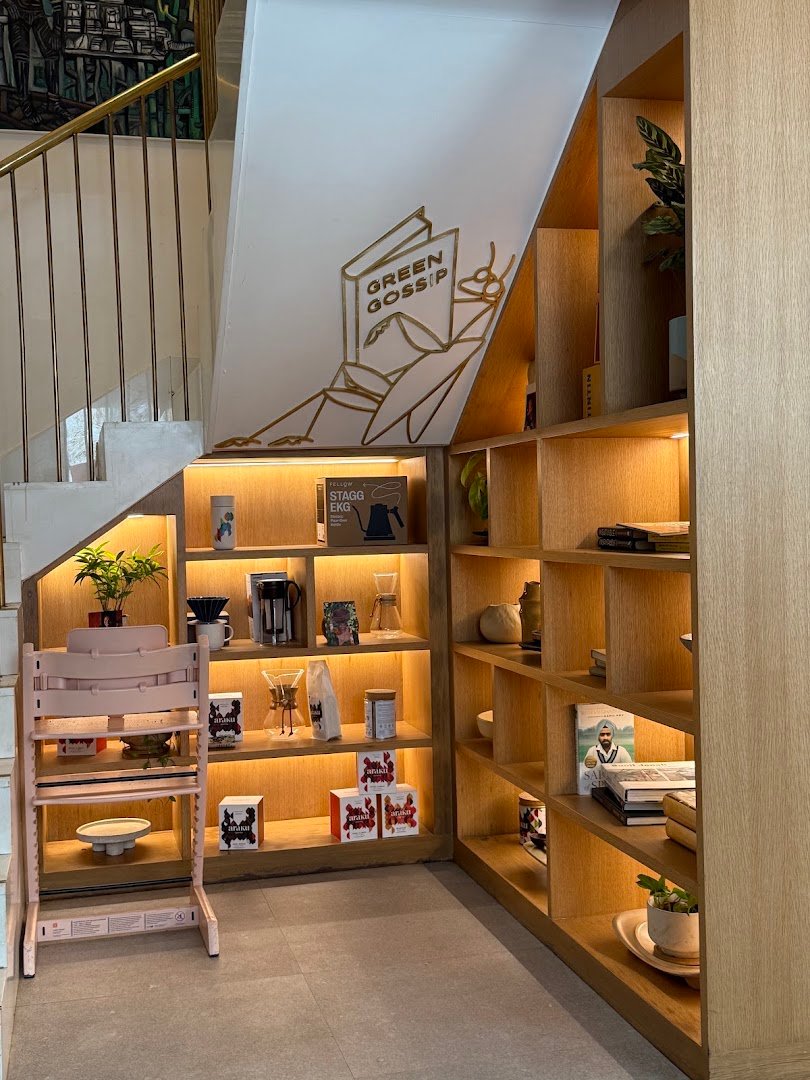 Interior of ARAKU Coffee, specialty coffee shop in Mumbai