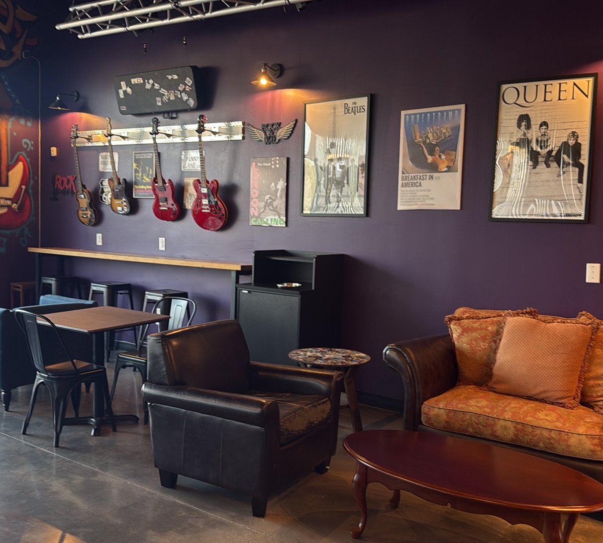 Interior of Classic Rock Coffee San Antonio, specialty coffee shop in San Antonio