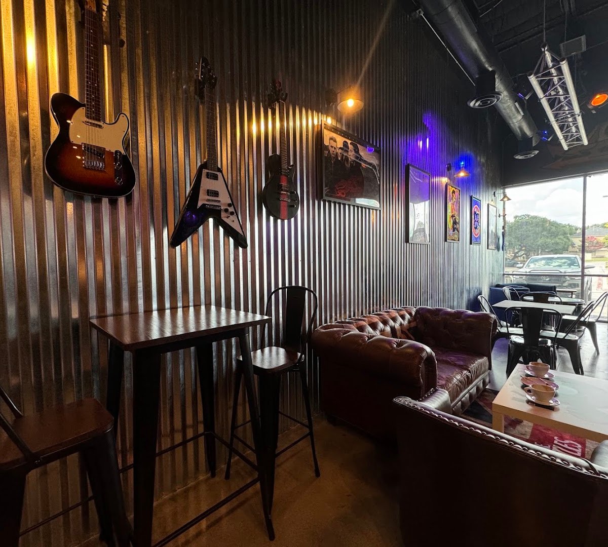 Interior of Classic Rock Coffee San Antonio, specialty coffee shop in San Antonio