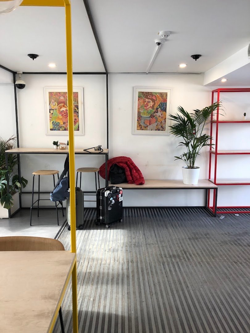 Interior of Williams & Johnson Coffee Co., specialty coffee shop in Edinburgh