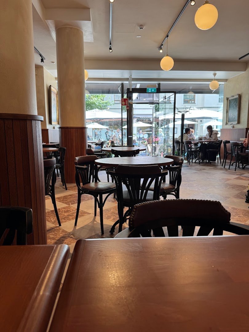 Interior of Café Esplanad, specialty coffee shop in Helsinki