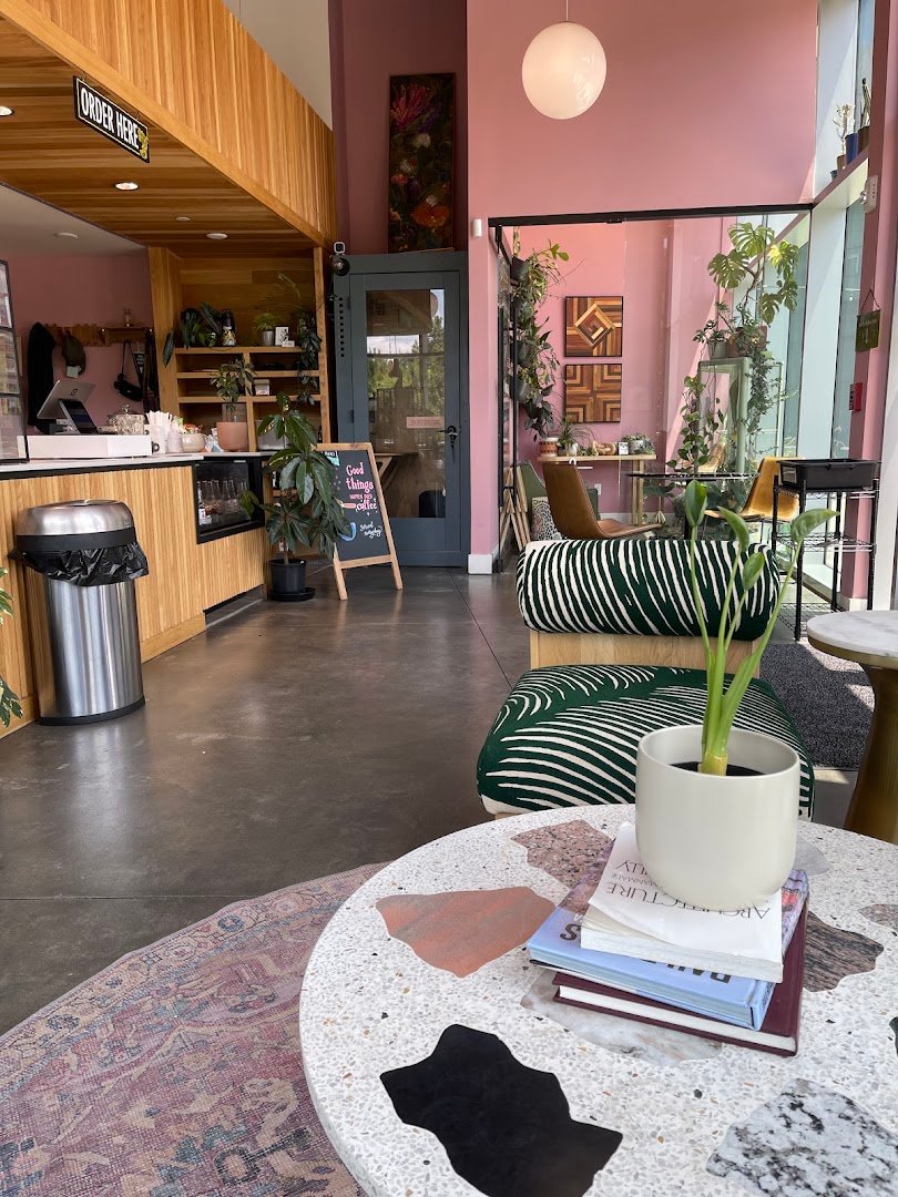 Interior of The Optimist Raleigh, specialty coffee shop in Raleigh-Durham