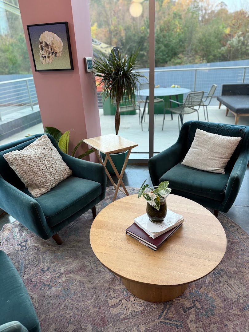 Interior of The Optimist Raleigh, specialty coffee shop in Raleigh-Durham
