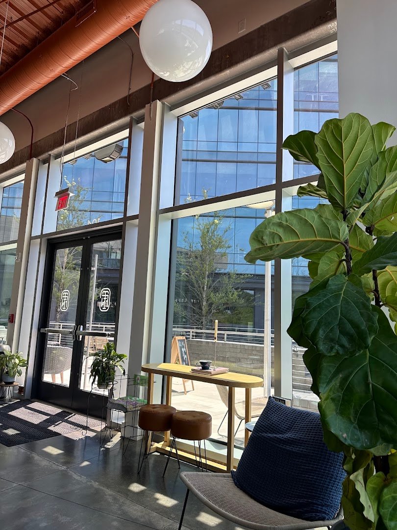 Interior of The Optimist Raleigh, specialty coffee shop in Raleigh-Durham