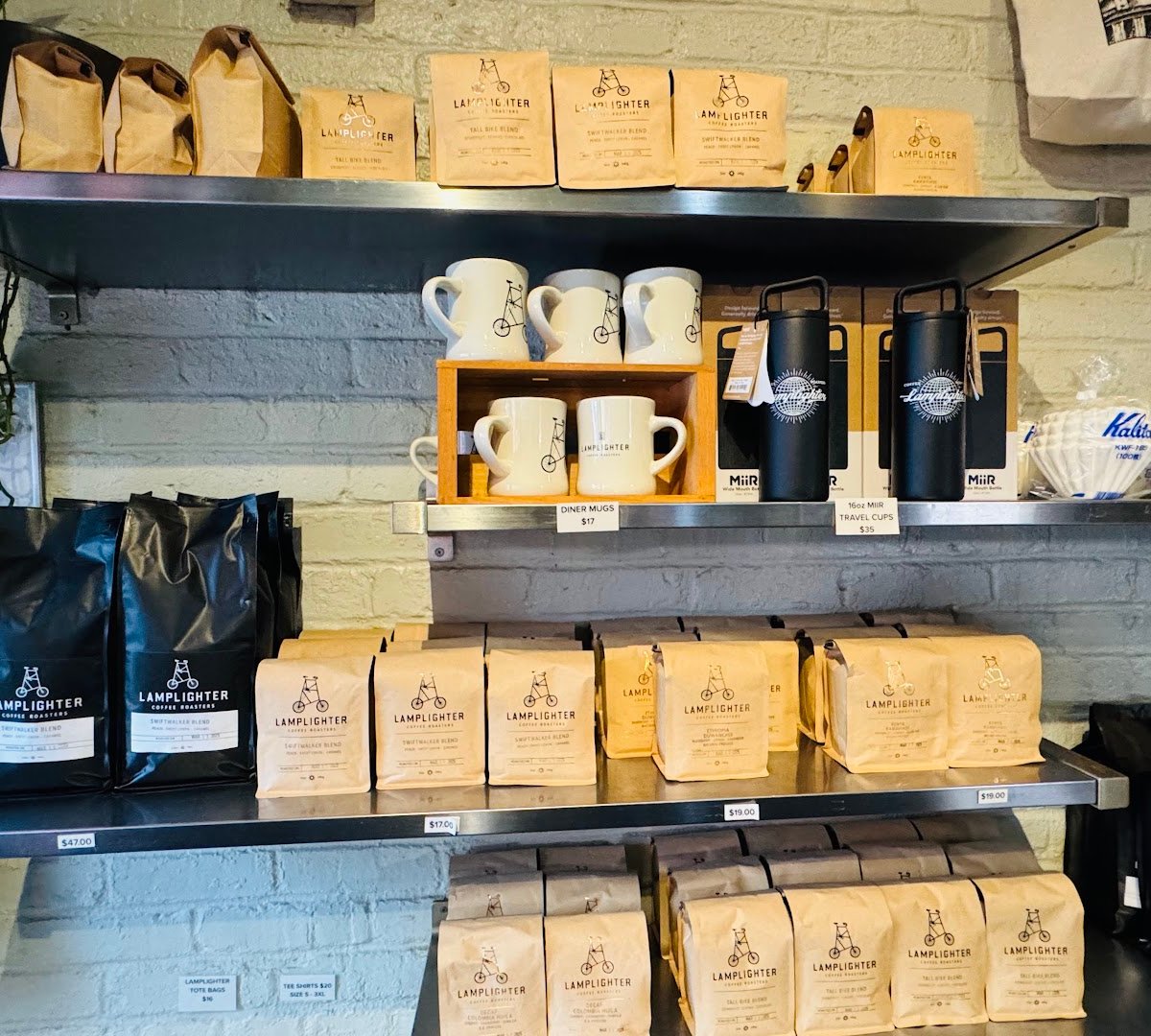 Interior of Lamplighter Coffee Roasters - Addison St, specialty coffee shop in Richmond