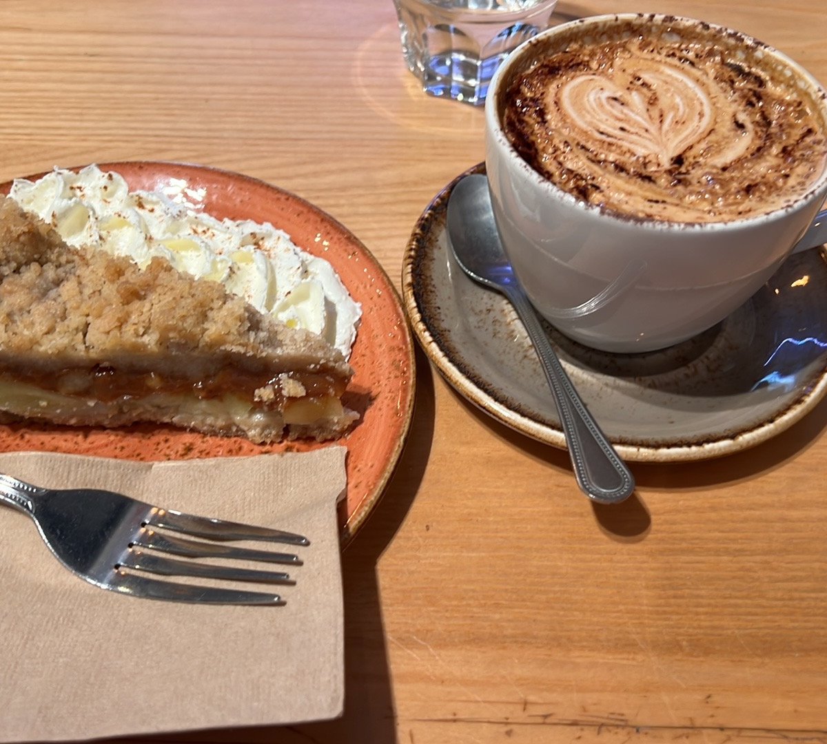 Coffee at Southern Cross Cafe, specialty coffee shop in Edinburgh