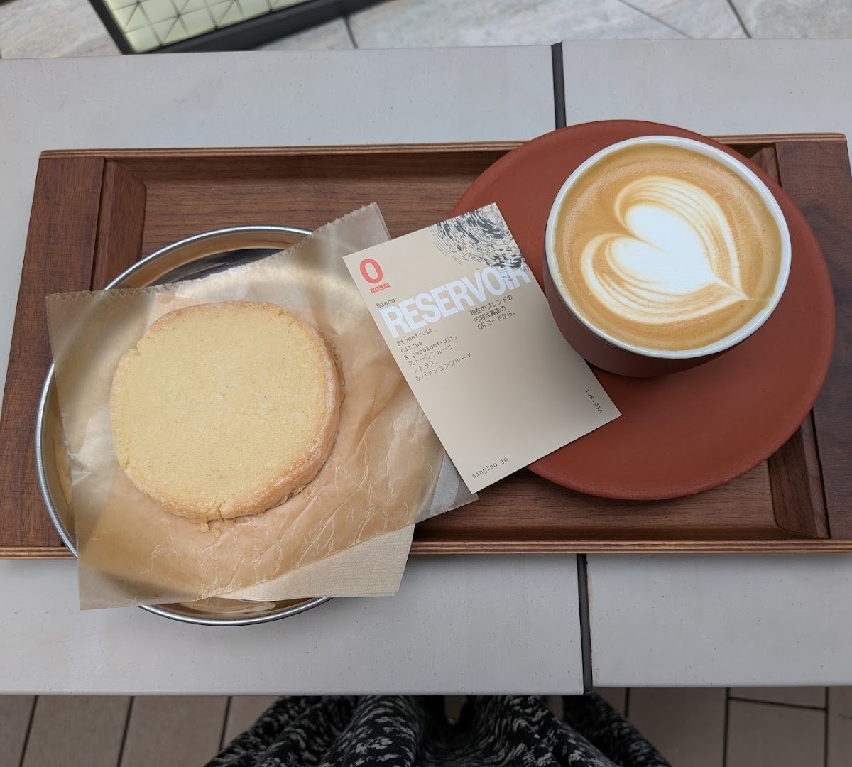 Coffee at Single O Shibuya, specialty coffee shop in Tokyo