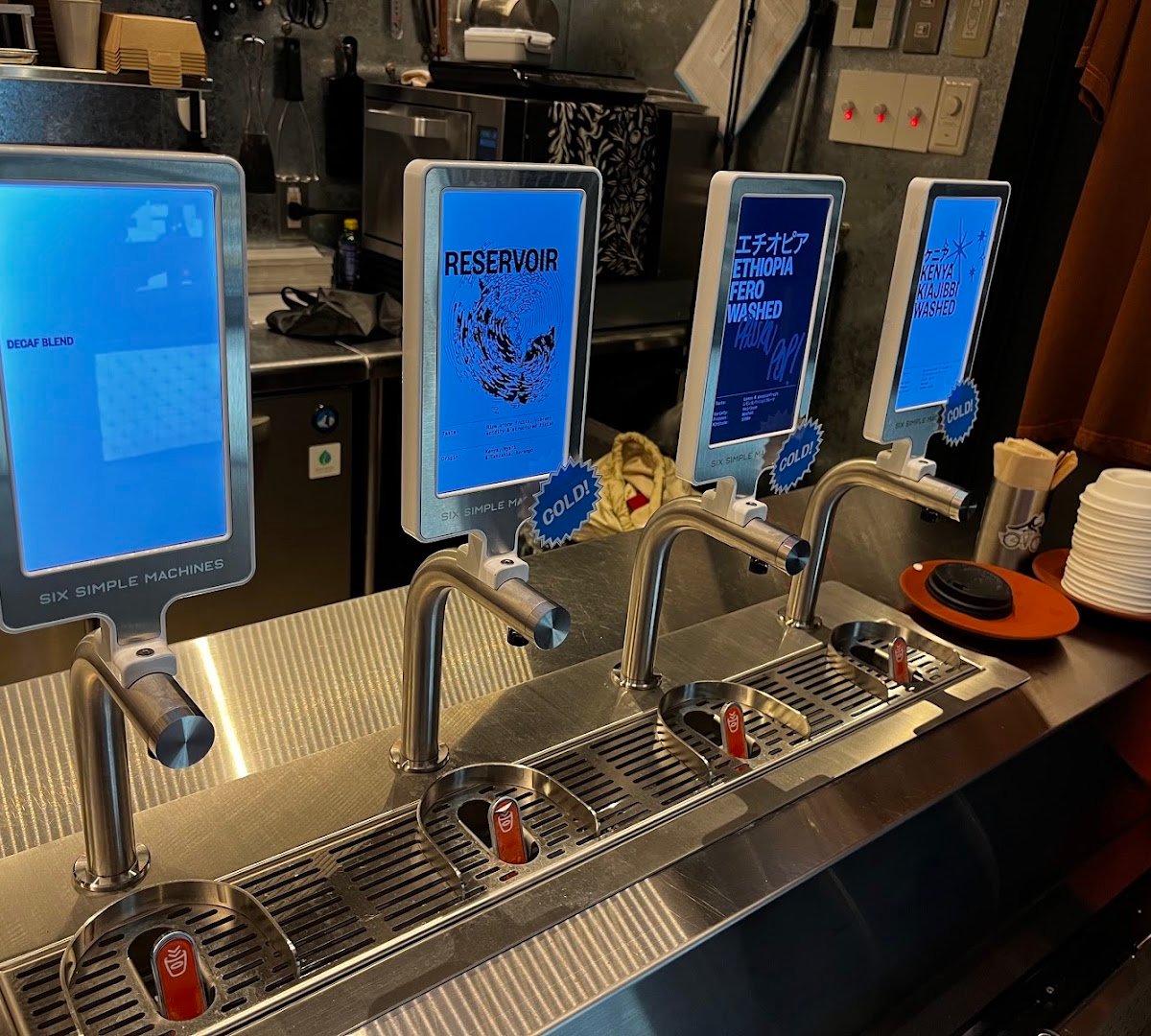 Interior of Single O Shibuya, specialty coffee shop in Tokyo