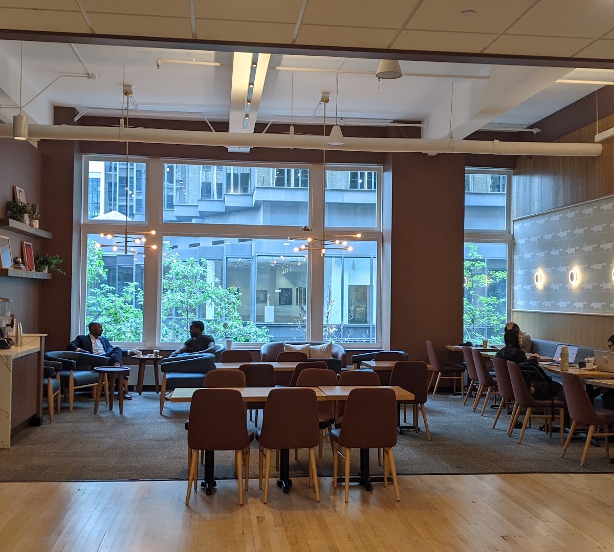 Interior of Gray Fox Coffee, specialty coffee shop in Minneapolis