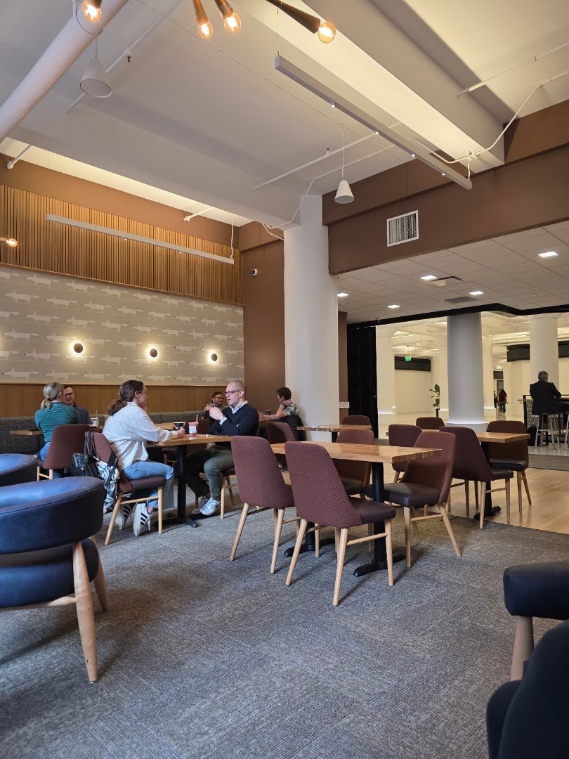 Interior of Gray Fox Coffee, specialty coffee shop in Minneapolis