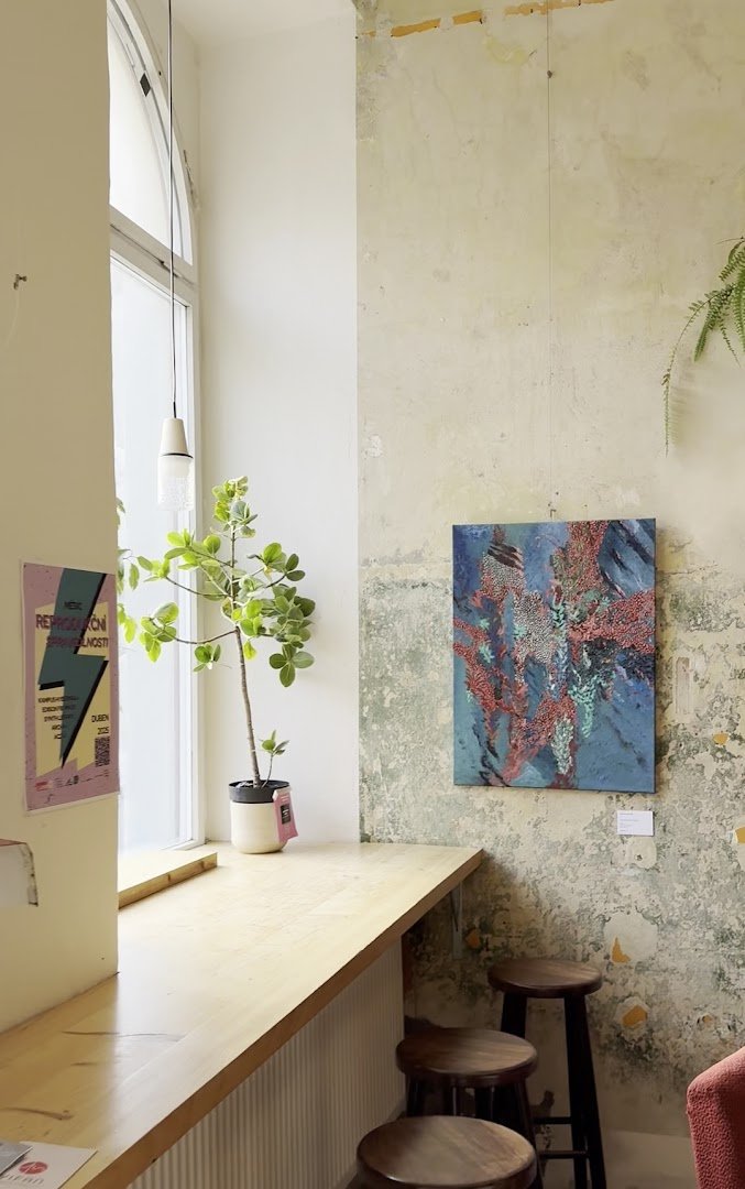 Interior of Ye's kafe | studio, specialty coffee shop in Prague