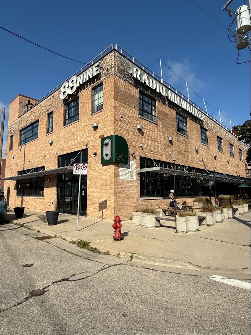 Storefront of Discourse Coffee | Radio Milwaukee, specialty coffee shop in Milwaukee