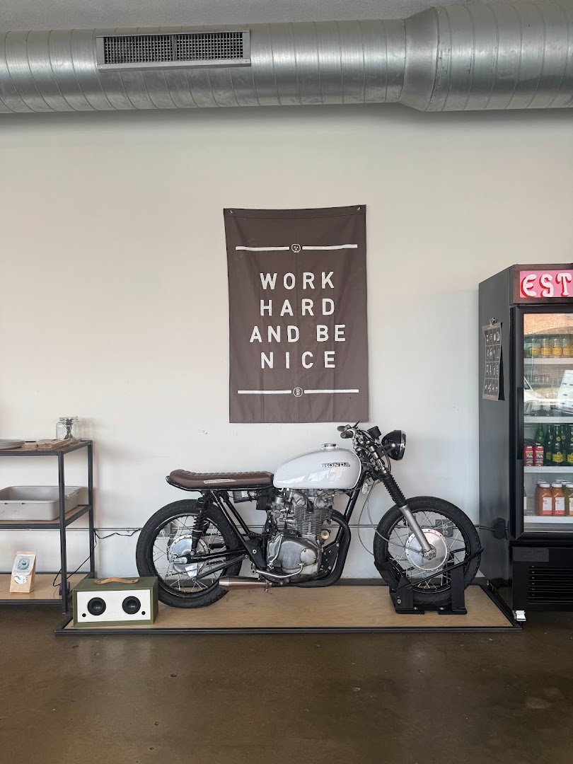 Interior of Estate Coffee Company, specialty coffee shop in San Antonio