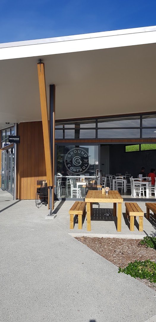 Storefront of Ground Control Cafe, specialty coffee shop in Auckland
