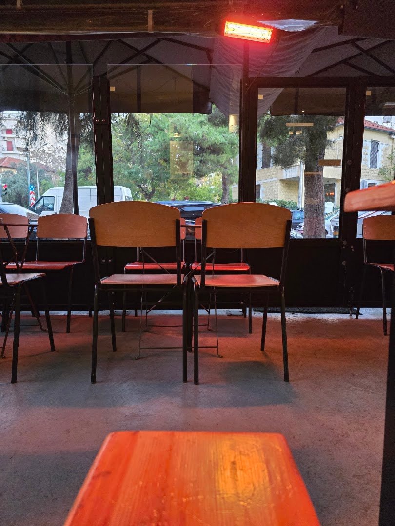 Interior of Beans & Hops, specialty coffee shop in Athens
