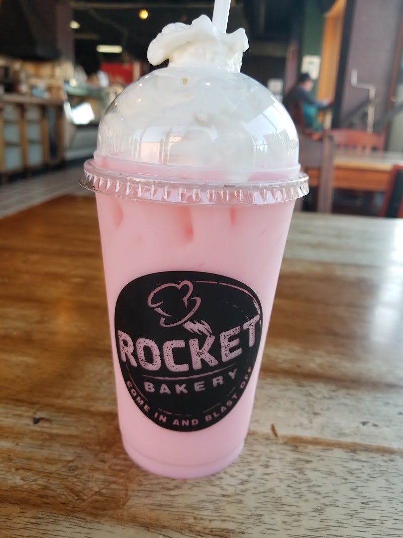 Coffee at Rocket Bakery, specialty coffee shop in Spokane