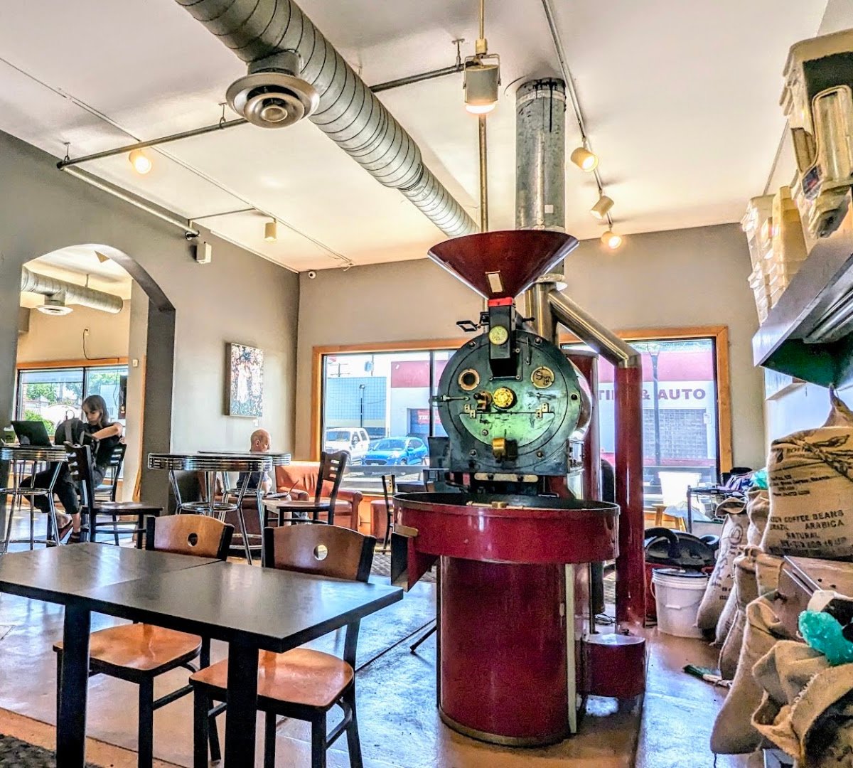 Interior of Jones Coffee - Fulton, specialty coffee shop in Minneapolis