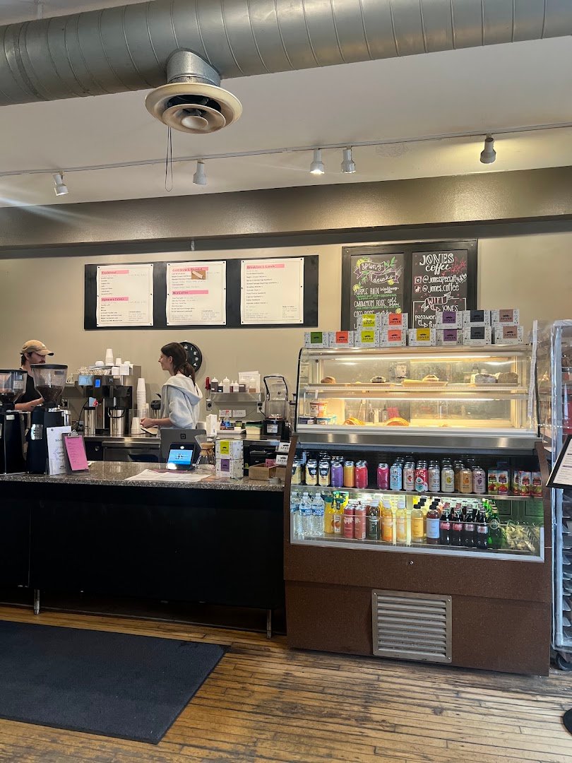 Interior of Jones Coffee - Fulton, specialty coffee shop in Minneapolis