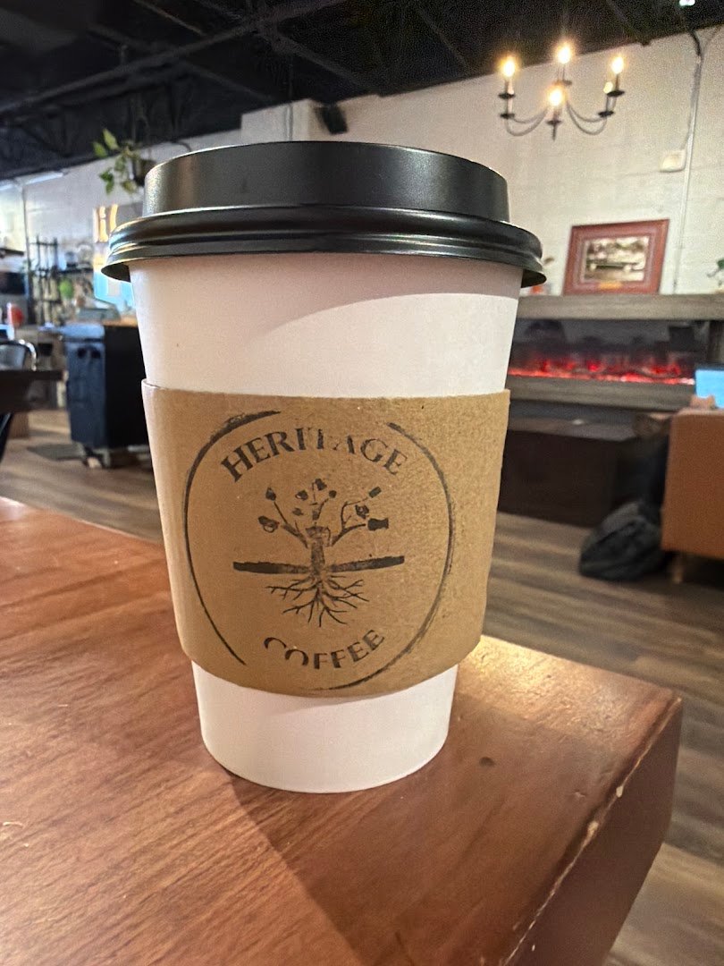 Coffee at Heritage Coffee, specialty coffee shop in Cleveland
