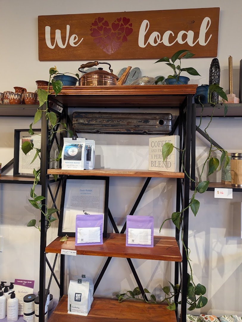 Interior of Heritage Coffee, specialty coffee shop in Cleveland