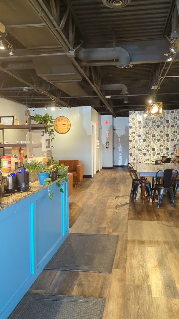 Interior of Heritage Coffee, specialty coffee shop in Cleveland
