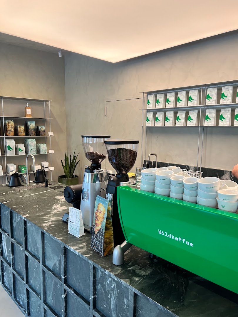Interior of Wildkaffee Wien, specialty coffee shop in Vienna