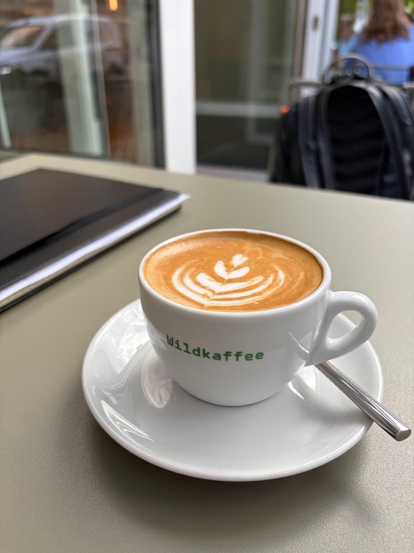 Coffee at Wildkaffee Wien, specialty coffee shop in Vienna