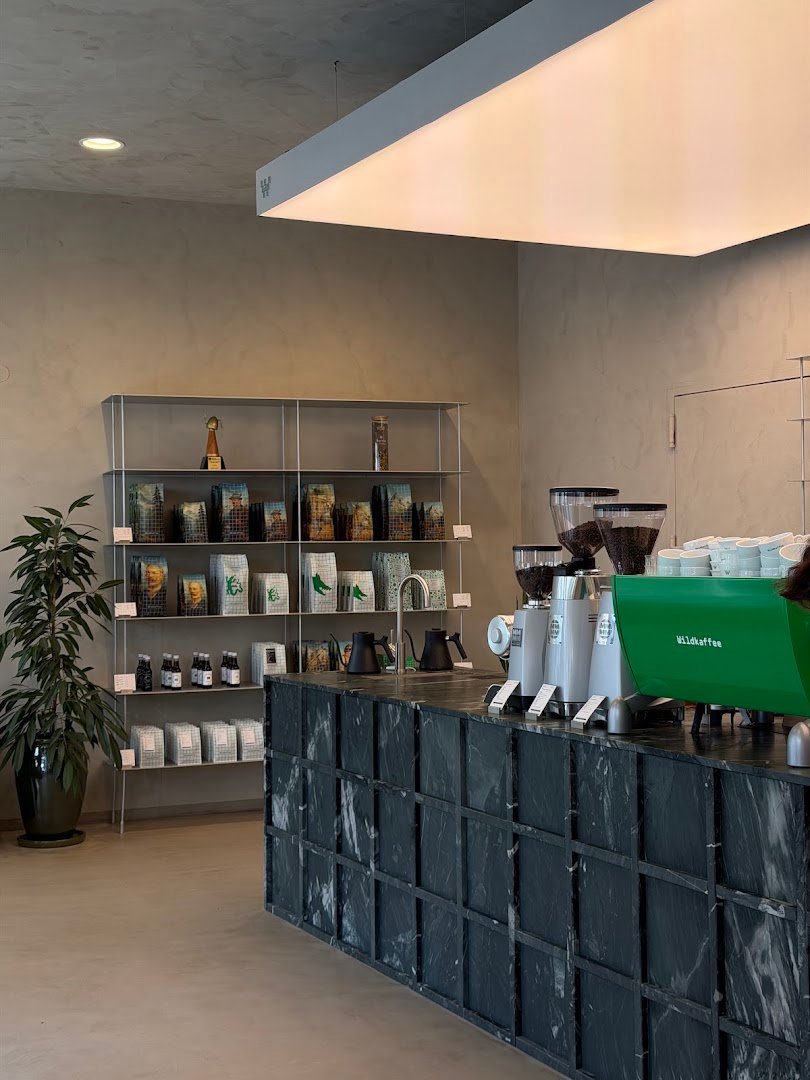 Interior of Wildkaffee Wien, specialty coffee shop in Vienna
