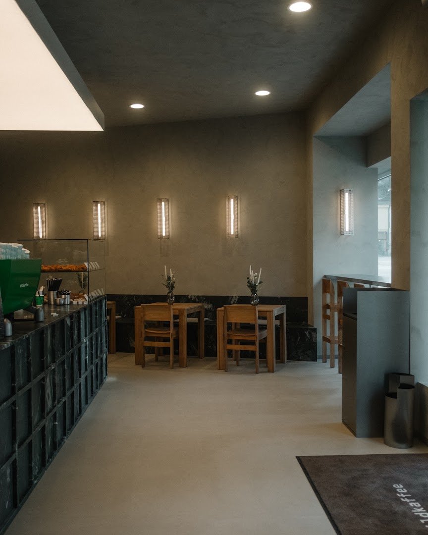 Interior of Wildkaffee Wien, specialty coffee shop in Vienna