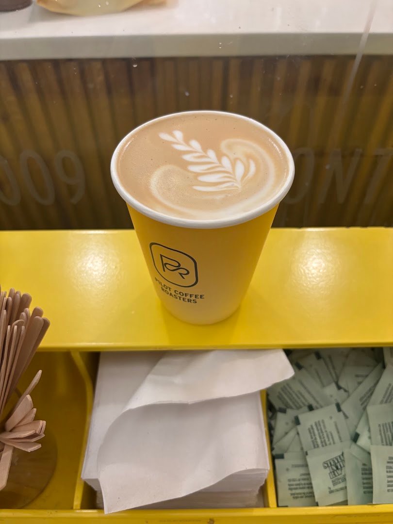 Coffee at Pilot Coffee Roasters, specialty coffee shop in Toronto