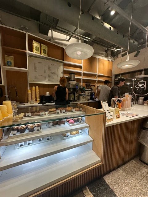 Interior of Pilot Coffee Roasters, specialty coffee shop in Toronto