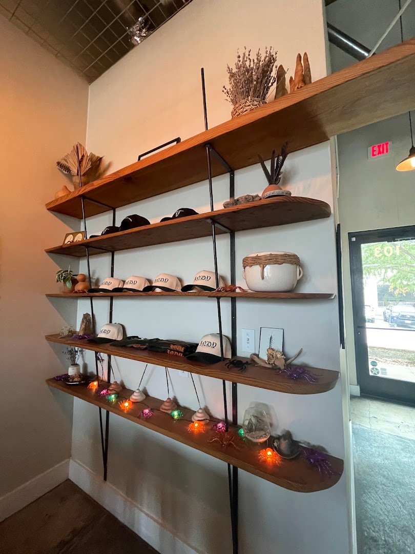 Interior of Indy Coffee Club, specialty coffee shop in San Antonio