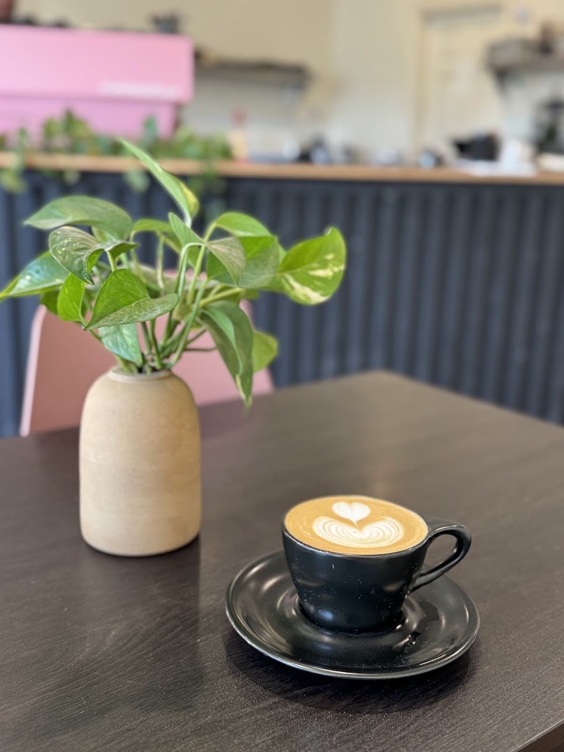 Coffee at Necessity Coffee, specialty coffee shop in San Diego