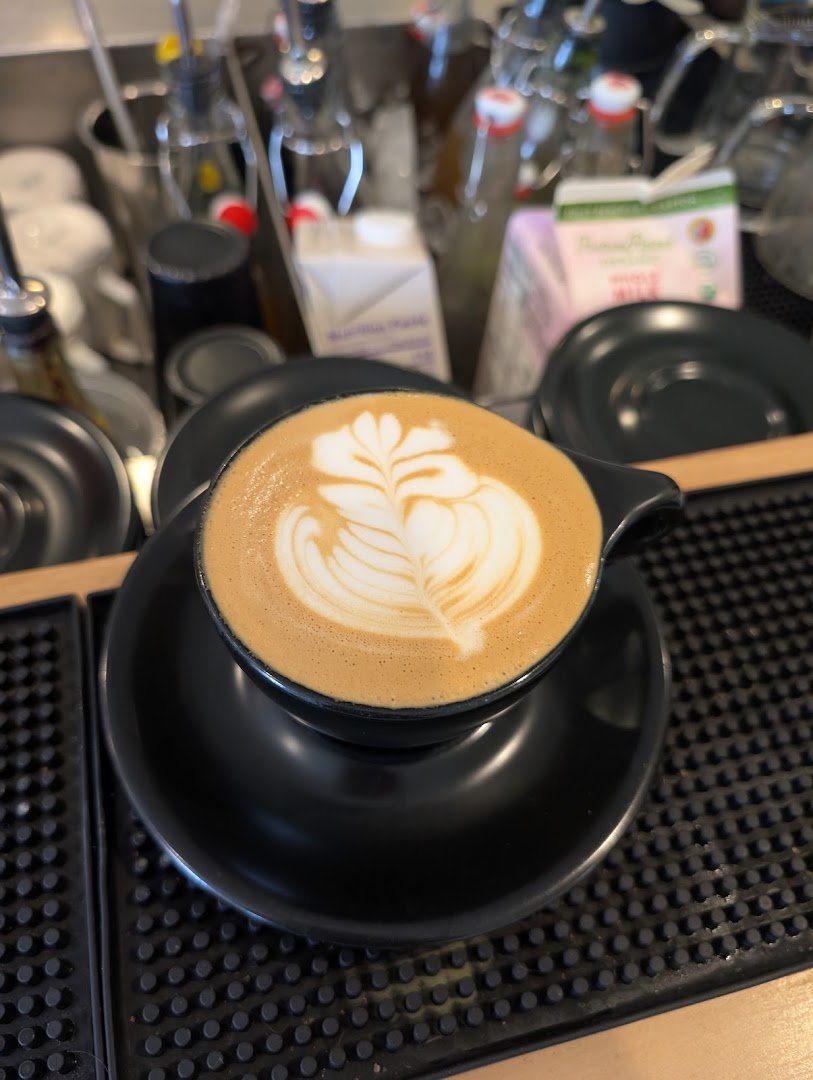 Coffee at Necessity Coffee, specialty coffee shop in San Diego
