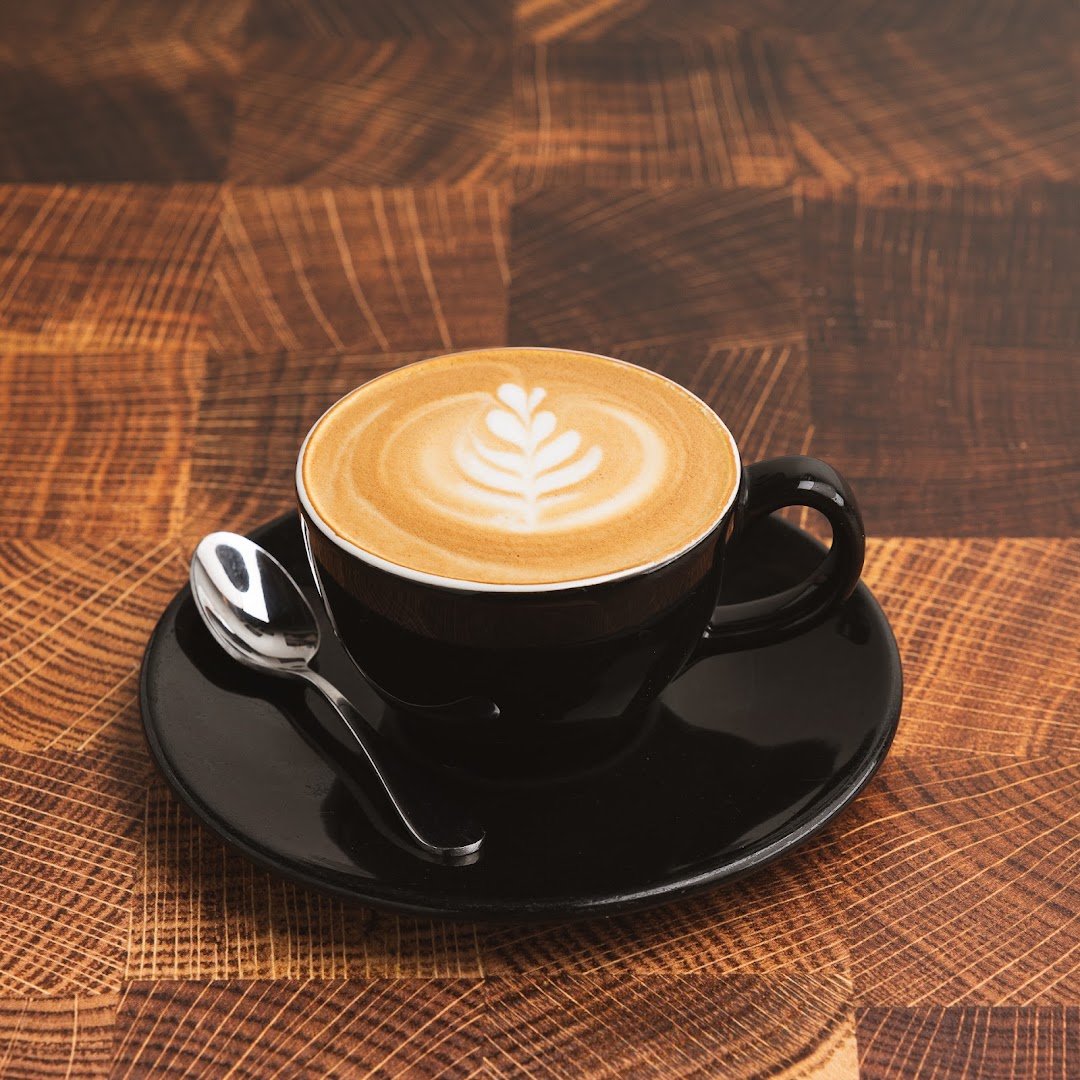 Coffee at Old Town Coffee, specialty coffee shop in Santa Barbara