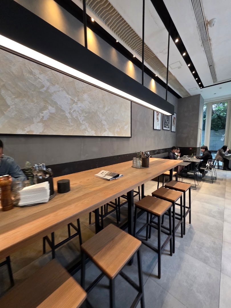 Interior of FINEPRINT, specialty coffee shop in Hong Kong
