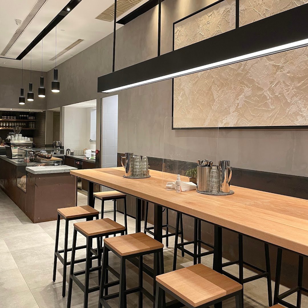 Interior of FINEPRINT, specialty coffee shop in Hong Kong