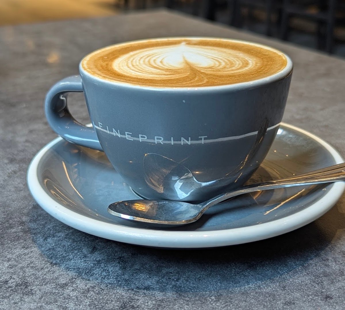 Coffee at FINEPRINT, specialty coffee shop in Hong Kong