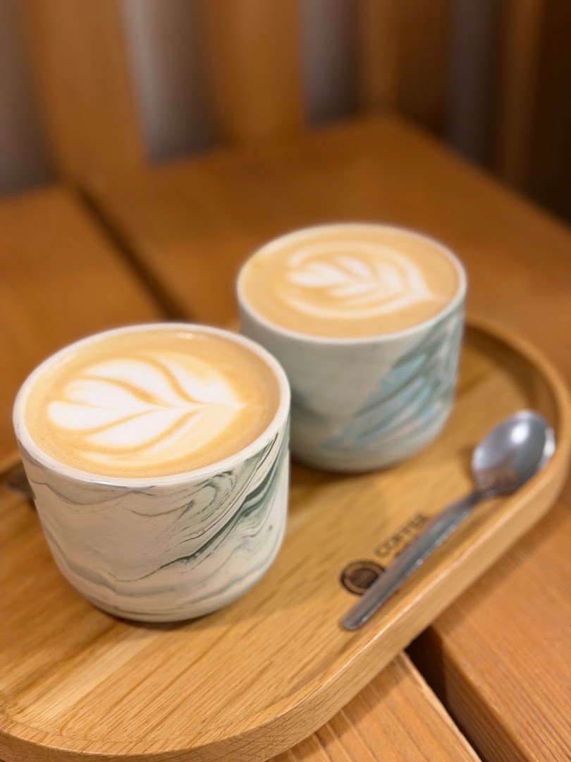 Coffee at Coffee Room, specialty coffee shop in Prague