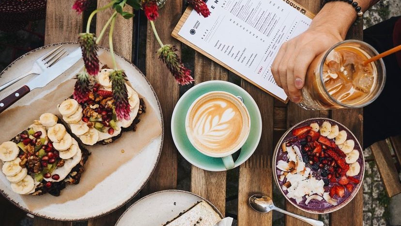 Food at Coffee Room, specialty coffee shop in Prague