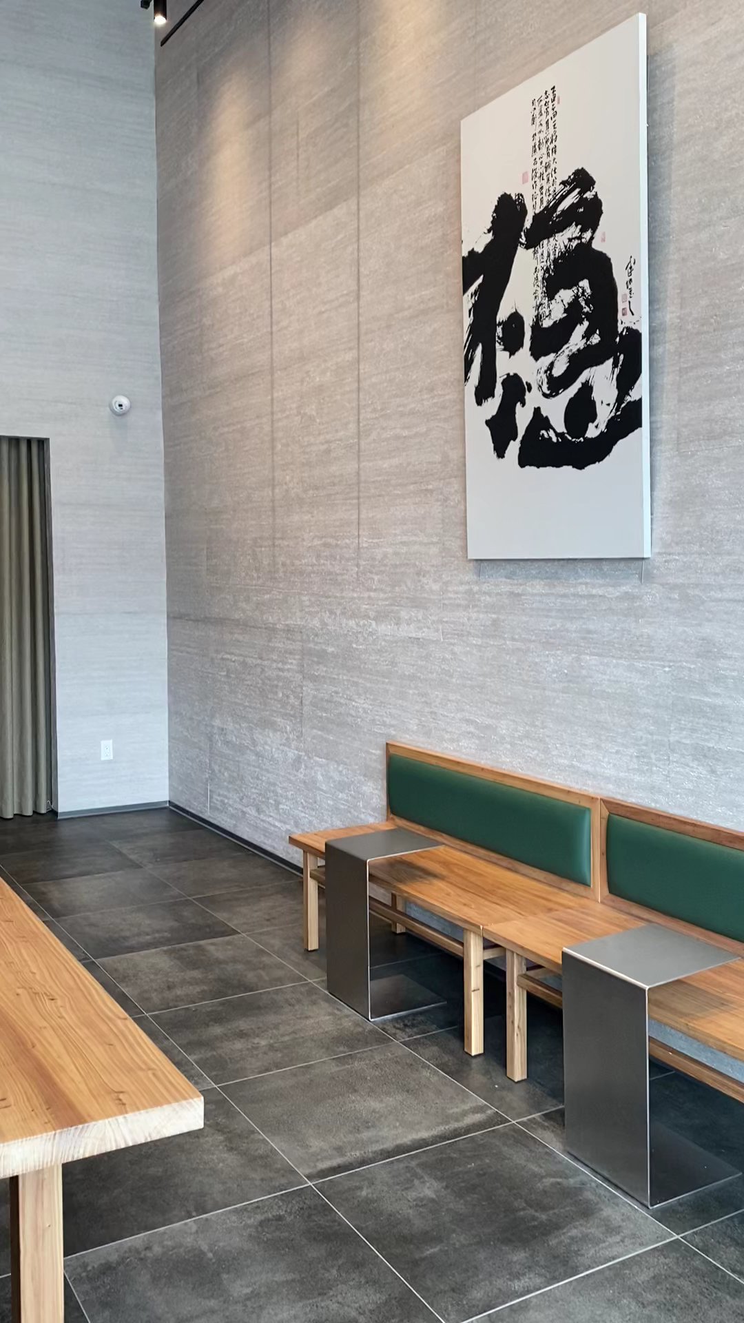 Interior of A.M. COFFEE LABORATORY, specialty coffee shop in Toronto