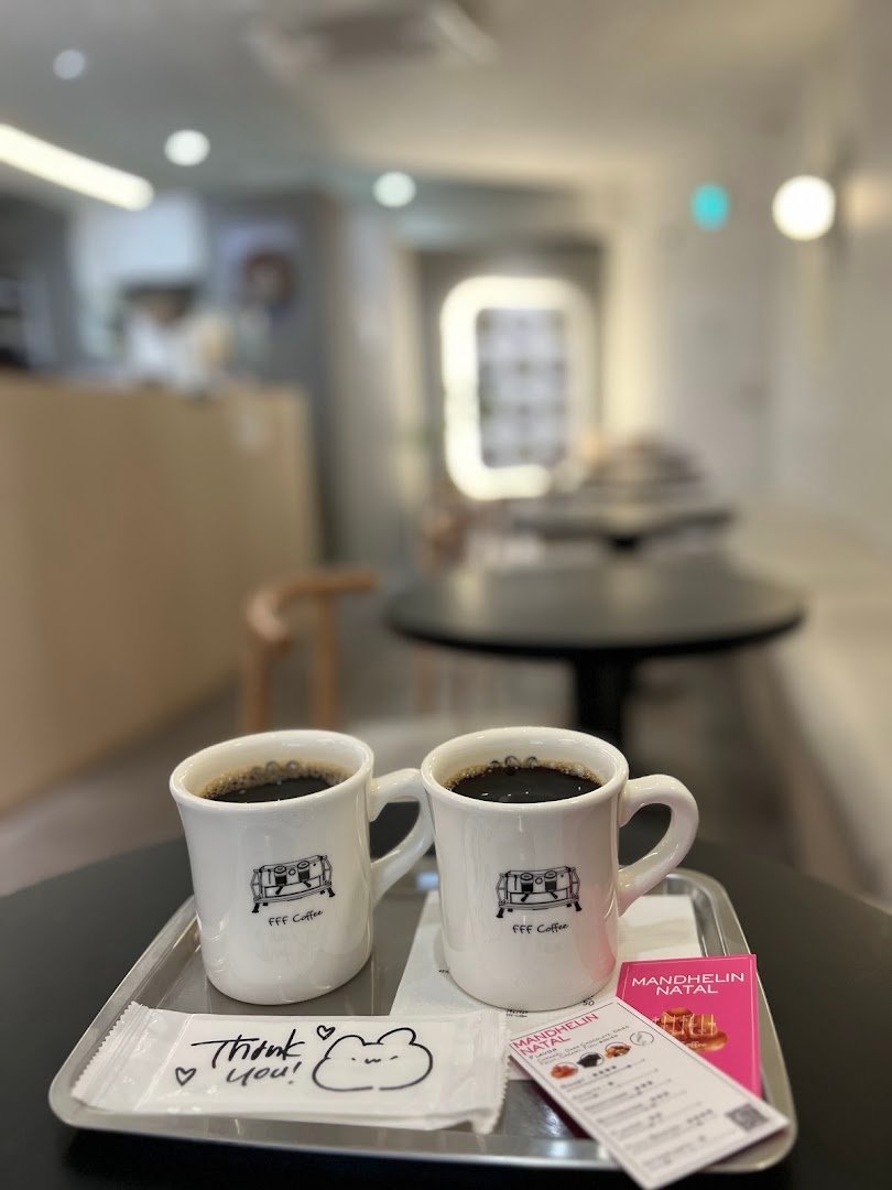 Coffee at FFF Coffee, specialty coffee shop in Osaka