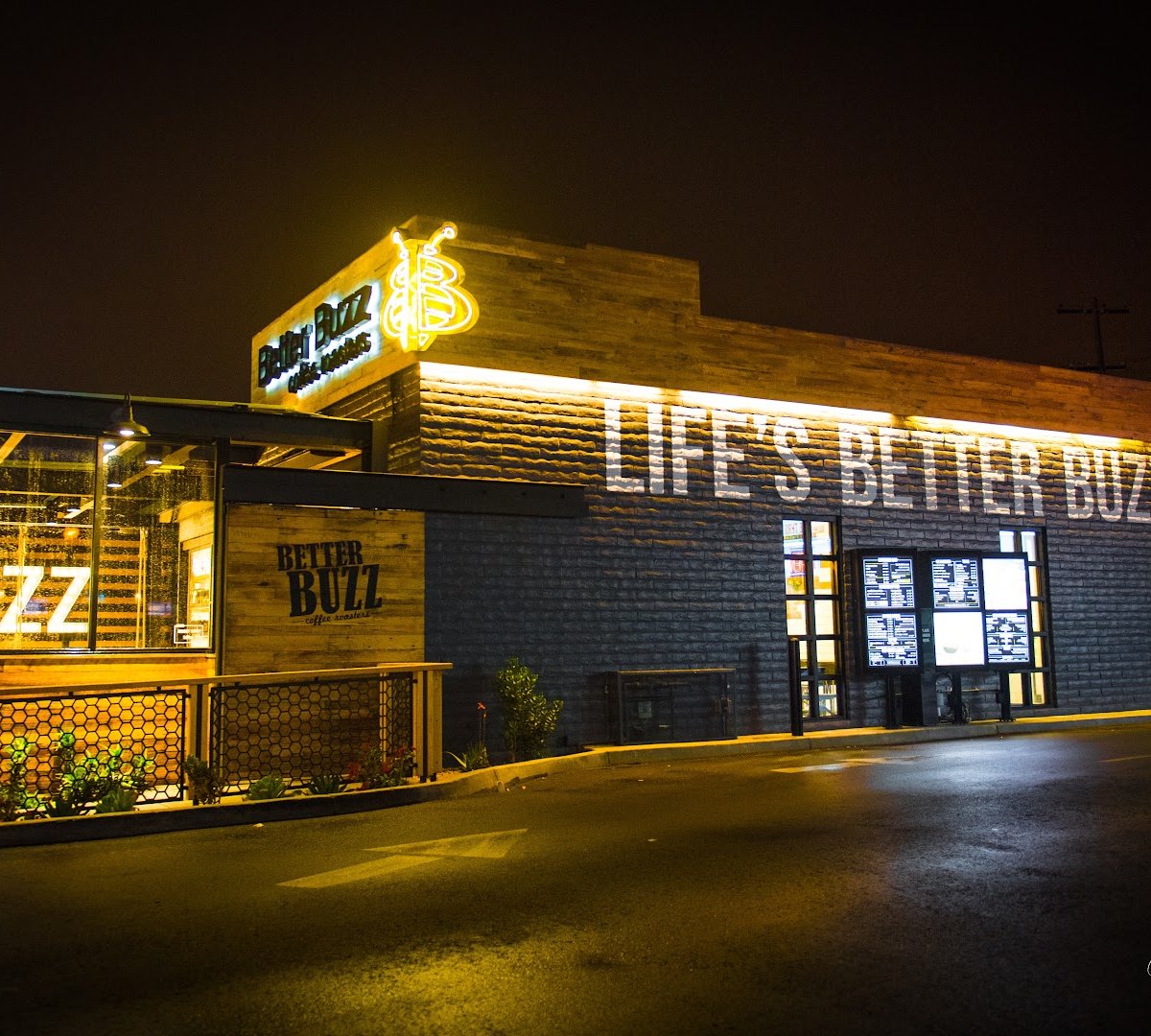 Storefront of Better Buzz Coffee Pacific Beach East, specialty coffee shop in San Diego