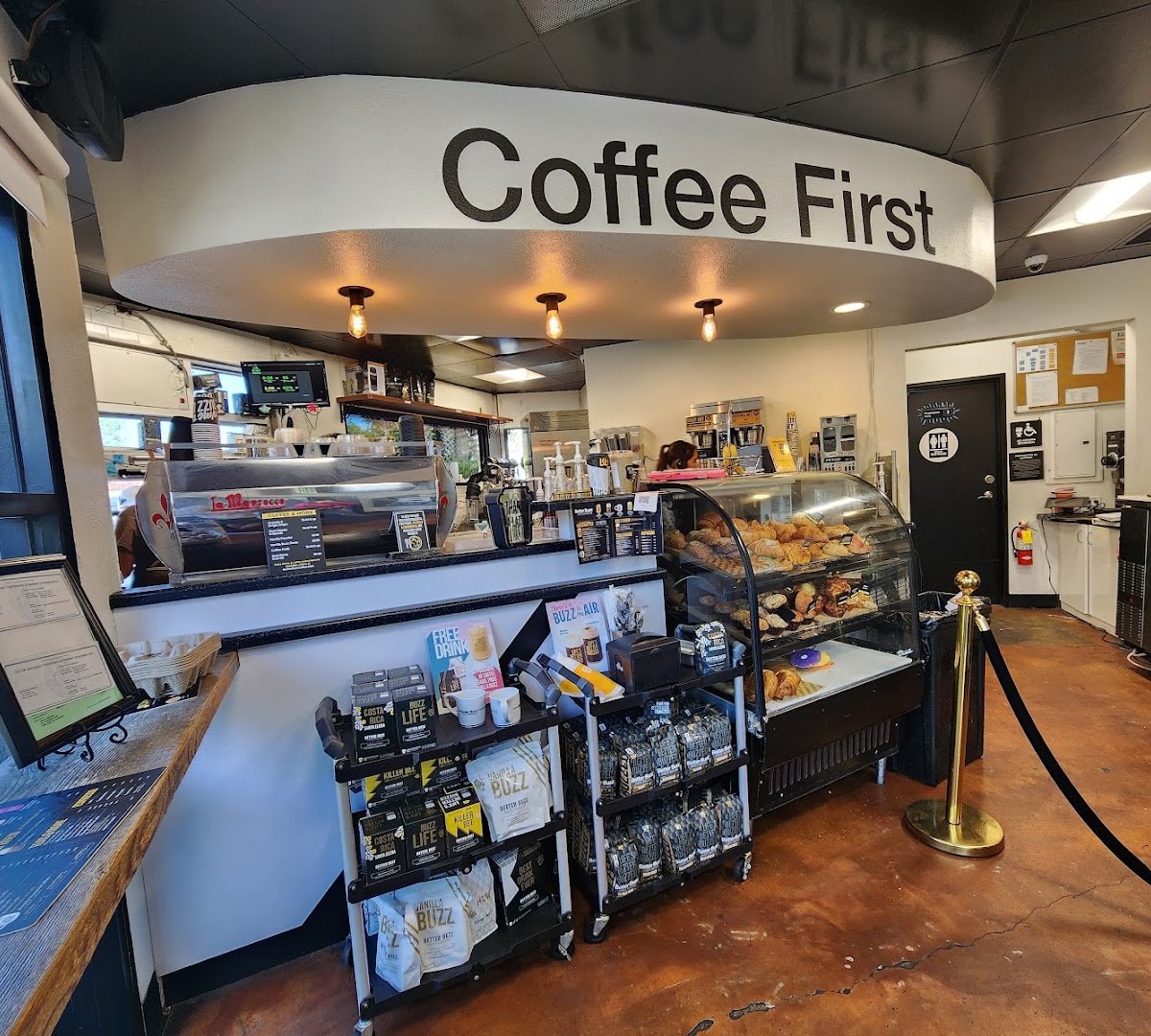 Interior of Better Buzz Coffee Pacific Beach East, specialty coffee shop in San Diego