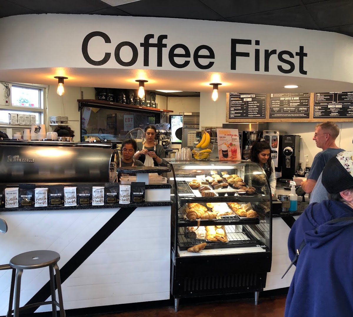 Interior of Better Buzz Coffee Pacific Beach East, specialty coffee shop in San Diego