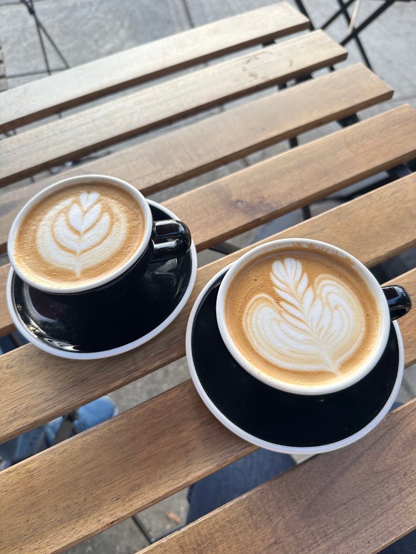 Coffee at Rooster Coffee House, specialty coffee shop in Toronto