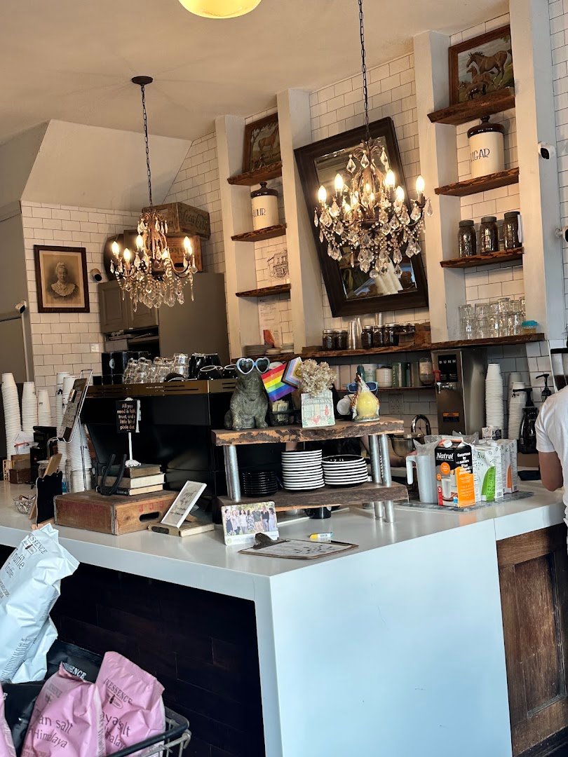 Interior of Rooster Coffee House, specialty coffee shop in Toronto