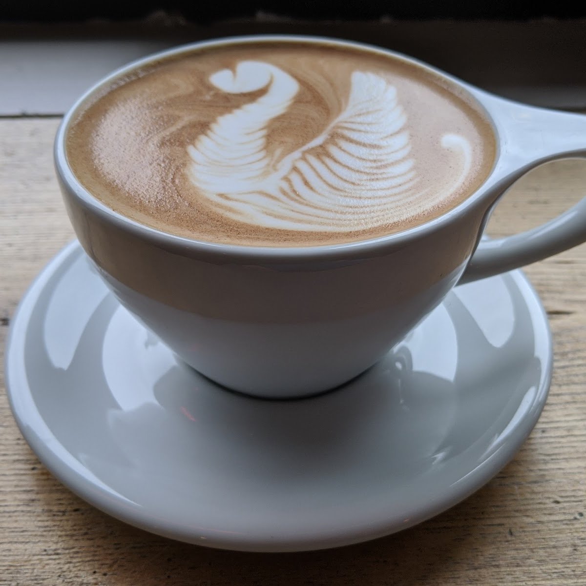 Coffee at Nine Bar Espresso, specialty coffee shop in Boston