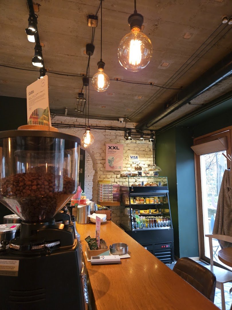 Interior of Kafeterija | Studentski Trg, specialty coffee shop in Belgrade
